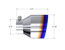 MBRP Exhaust T5184BE Burnt End Tip