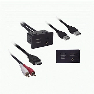 Metra Electronics AXFD-USB USB/AUX/HDMI Knockout Replacement Panel