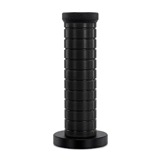 Mishimoto MMSK-BMXBKBK Weighted Grip Shift Knob, Black Grip, Black Top & Bottom