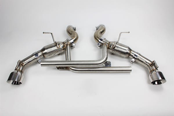 Mishimoto MMEXH-CAM8-16ADTPP Muscle - Dual-Tip Pro Axle Back Exhaust