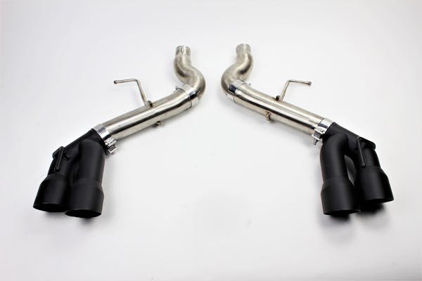 Mishimoto MMEXH-CAM8-16AQTRBK Muscle - Quad-Tip Race Axle-Back Exhaust