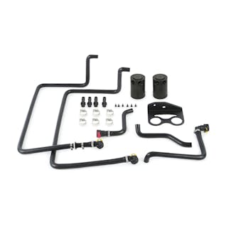 Mishimoto MMBCC-F27T-15SBE Ford F-150 2.7L EcoBoost Baffled Catch Can Kit, 2015-2017