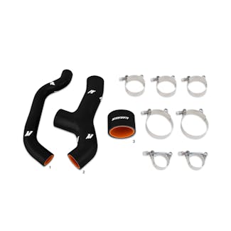 Mishimoto MMHOSE-SUB-INT6BK Silicone Intercooler Hoses