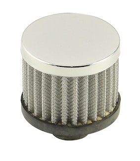 Mr. Gasket 2049G BREATHER HP PUSH IN WHITE