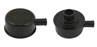 Mr. Gasket 2054BP BREATHER PCV FITTING FLAT BLK