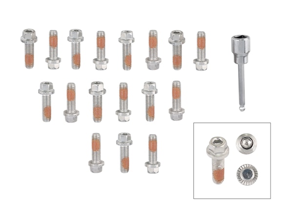 Mr. Gasket 2236G LOCK HEADER BLT METRIC 17 PC