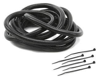 Mr. Gasket 4505 WIRE COVER KIT 8'L X 3/8 BLK