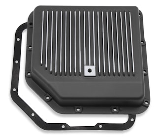 Mr. Gasket 9795BMRG Mr. Gasket Transmission Oil Pan - Black Aluminum Mr. Gasket 9795BMRG Mr. Gasket Transmission Oil Pan - Black Aluminum