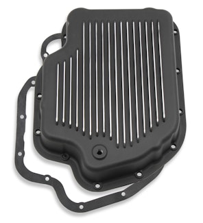 Mr. Gasket 9796BMRG Mr. Gasket Transmission Oil Pan - Black Aluminum Mr. Gasket 9796BMRG Mr. Gasket Transmission Oil Pan - Black Aluminum