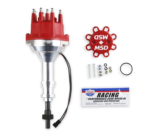 MSD Performance 85786 Dist.Ford 351W,Billet,SmallCap,SteelGear