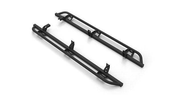 N-FAB TSF214B-TX Trail Sliders, Textured Black