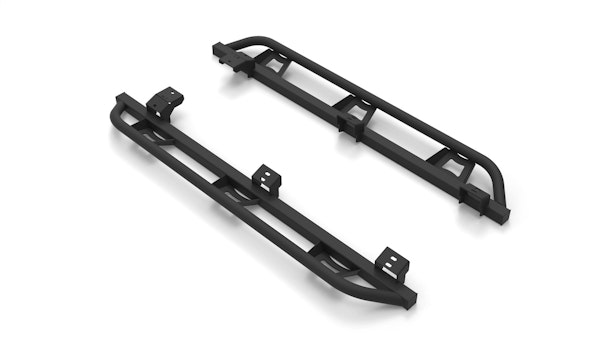 N-FAB TST10-TX Trail Sliders, Textured Black