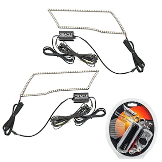 Oracle Lighting 1328-330 RGB+A ColorSHIFT®+ Switchback Quad Headlight Halo Kit