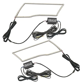 Oracle Lighting 1328-334 ColorSHIFT(tm) Headlight Halo Kit w/ Turn Signals, ColorSHIFT - No Controller Oracle Lighting 1328-334 ColorSHIFT(tm) Headlight Halo Kit w/ Turn Signals, ColorSHIFT - No Controller