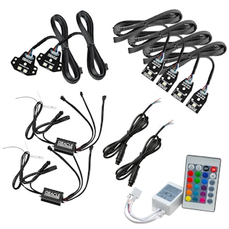 Oracle Lighting 1443-504 ColorSHIFT(tm) RGB+W Headlight Conversion Kit, ColorSHIFT(tm) - Simple Oracle Lighting 1443-504 ColorSHIFT(tm) RGB+W Headlight Conversion Kit, ColorSHIFT(tm) - Simple