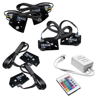 Oracle Lighting 1448-504 2019-2021 RAM 1500 ColorSHIFT(tm) RGBW+A LED Projector Headlight DRL Upgrade Kit Oracle Lighting 1448-504 2019-2021 RAM 1500 ColorSHIFT(tm) RGBW+A LED Projector Headlight DRL Upgrade Kit