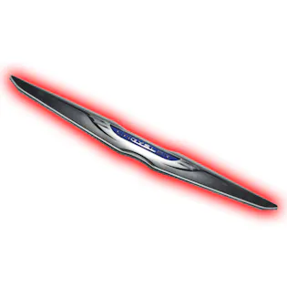 Oracle Lighting 3019-003 Red Illuminated LED Sleek Wing, Single Intensity