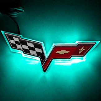 Oracle Lighting 3099-010 2005-2013 Chevrolet Corvette C6 LED Rear Illuminated Emblem