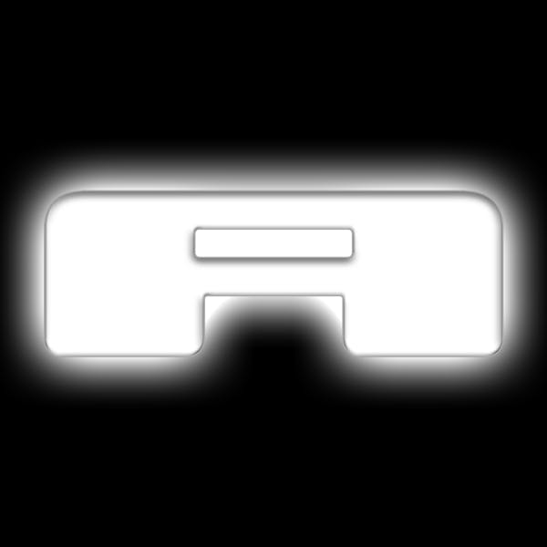 Oracle Lighting 3140-A-001 Universal Illuminated LED Letter Badges - Matte White Surface Finish - A
