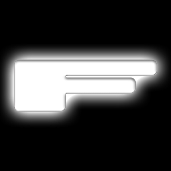 Oracle Lighting 3140-F-001 Universal Illuminated LED Letter Badges - Matte White Surface Finish - F