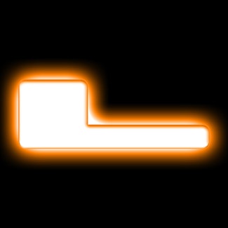 Oracle Lighting 3140-L-005 Universal Illuminated LED Letter Badges - Matte White Surface Finish - L