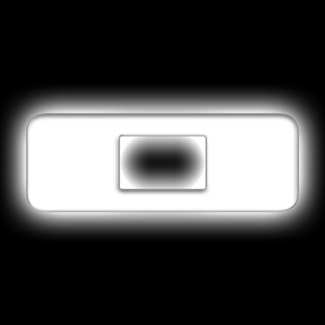 Oracle Lighting 3140-O-001 Universal Illuminated LED Letter Badges - Matte White Surface Finish - O