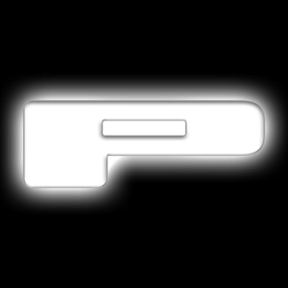 Oracle Lighting 3140-P-001 Universal Illuminated LED Letter Badges - Matte White Surface Finish - P