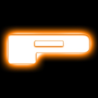 Oracle Lighting 3140-P-005 Universal Illuminated LED Letter Badges - Matte White Surface Finish - P