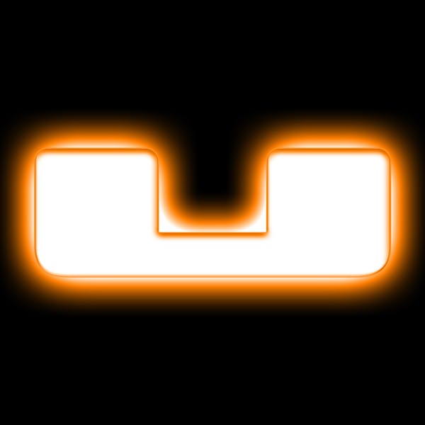 Oracle Lighting 3140-U-005 Universal Illuminated LED Letter Badges - Matte White Surface Finish - U