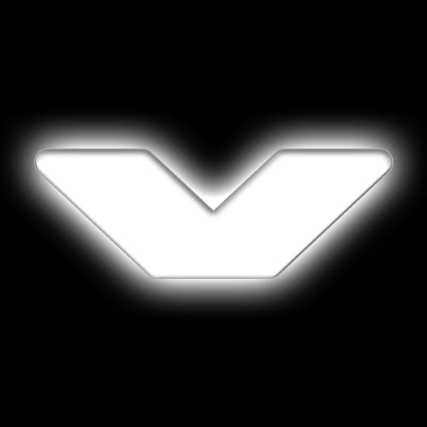 Oracle Lighting 3140-V-001 Universal Illuminated LED Letter Badges - Matte White Surface Finish - V
