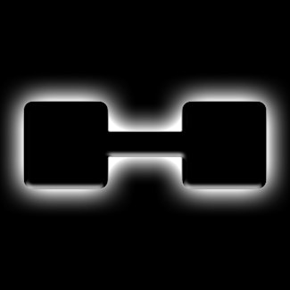 Oracle Lighting 3141-H-001 Universal Illuminated LED Letter Badges - Matte Black Surface Finish - H