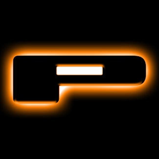 Oracle Lighting 3141-P-005 Universal Illuminated LED Letter Badges - Matte Black Surface Finish - P