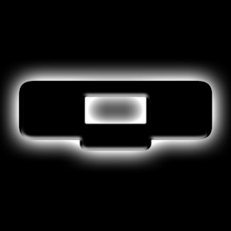 Oracle Lighting 3141-Q-001 Universal Illuminated LED Letter Badges - Matte Black Surface Finish - Q