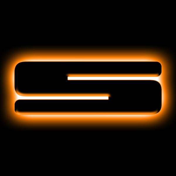 Oracle Lighting 3141-S-005 Universal Illuminated LED Letter Badges - Matte Black Surface Finish - S