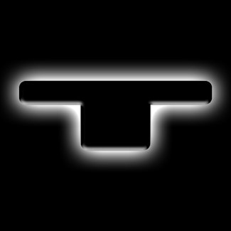 Oracle Lighting 3141-T-001 Universal Illuminated LED Letter Badges - Matte Black Surface Finish - T