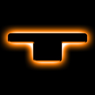 Oracle Lighting 3141-T-005 Universal Illuminated LED Letter Badges - Matte Black Surface Finish - T