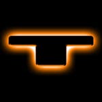 Oracle Lighting 3141-T-005 Universal Illuminated LED Letter Badges - Matte Black Surface Finish - T