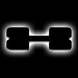 Oracle Lighting 3141-X-001 Universal Illuminated LED Letter Badges - Matte Black Surface Finish - X