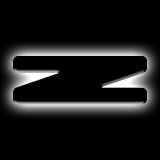 Oracle Lighting 3141-Z-001 Universal Illuminated LED Letter Badges - Matte Black Surface Finish - Z