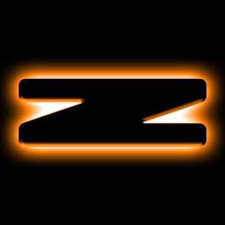 Oracle Lighting 3141-Z-005 Universal Illuminated LED Letter Badges - Matte Black Surface Finish - Z