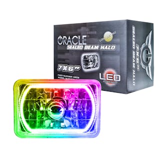 Oracle Lighting 6908-333 Pre-Installed Lights 7x6 IN. Sealed Beam - ColorSHIFT® Halo