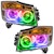 Oracle Lighting 8106-504 Pre-Assembled LED Halo Headlights