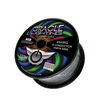 Oracle Lighting 2006-504 22AWG 4 Conductor RGB Installation Wire 100M (328ft) Spool