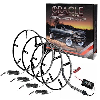 Oracle Lighting 4215-332 LED Illuminated Wheel Rings - Dynamic ColorSHIFT®