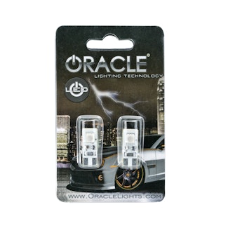 Oracle Lighting 4903-003 T10 2 LED 3 Chip Flank Bulb (Pair) - Red