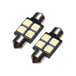 Oracle Lighting 5203-001 33MM 4 LED 3-Chip Festoon Bulbs (Pair) - Cool White