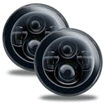 Oracle Lighting 5769-504 7" High Powered LED Headlights - NO HALO - Black Bezel