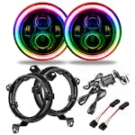 Oracle Lighting 5769J-332 7in. High Powered LED Headlights (Pair) - Dynamic ColorSHIFT®