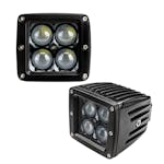 Oracle Lighting 5812-001 Black Series - 7D 3" 20W LED Square Spot/Flood Light