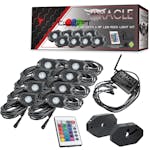 Oracle Lighting 5819-333 Bluetooth + RF ColorSHIFT® Underbody Wheel Well Rock Light Kit - 8 PCS